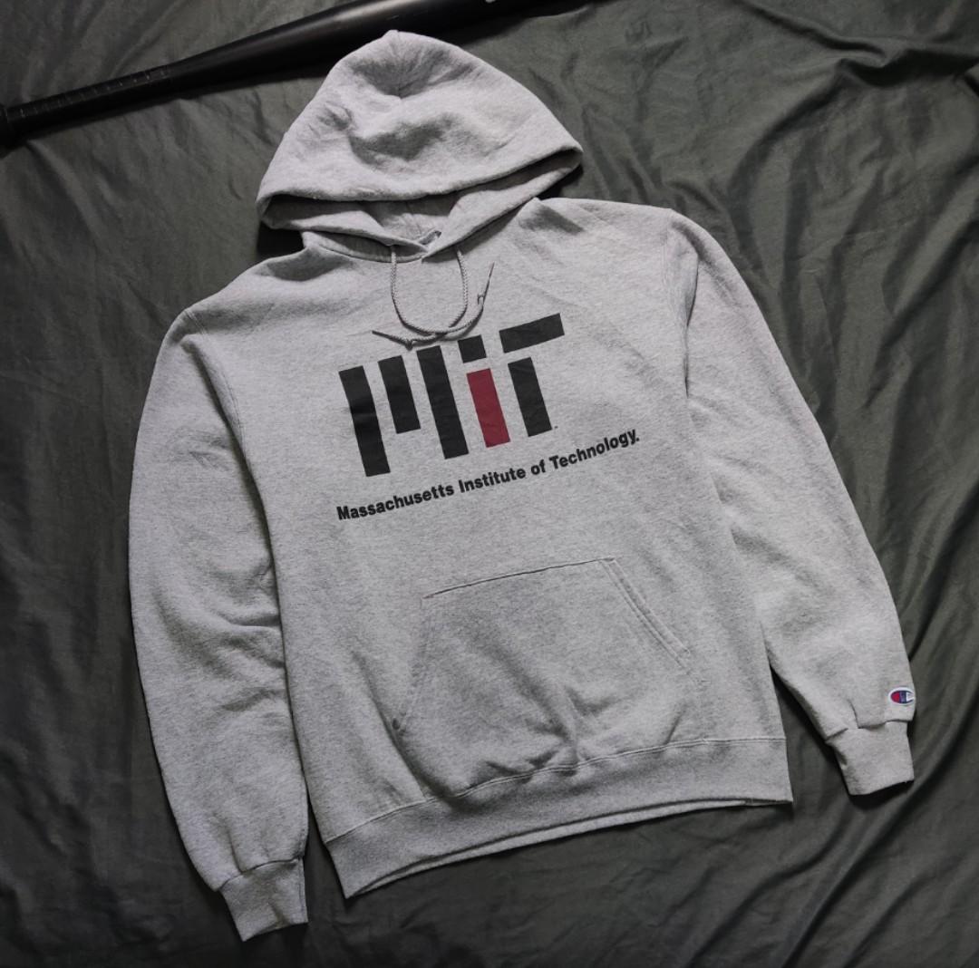 Hoodie Champion Eco University MIT Second Fesyen Pria Pakaian