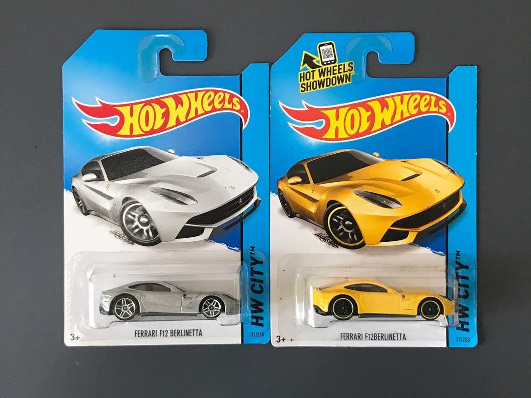 Hot Wheels Ferrari F12 Berlinetta Hobbies Toys Toys Games on