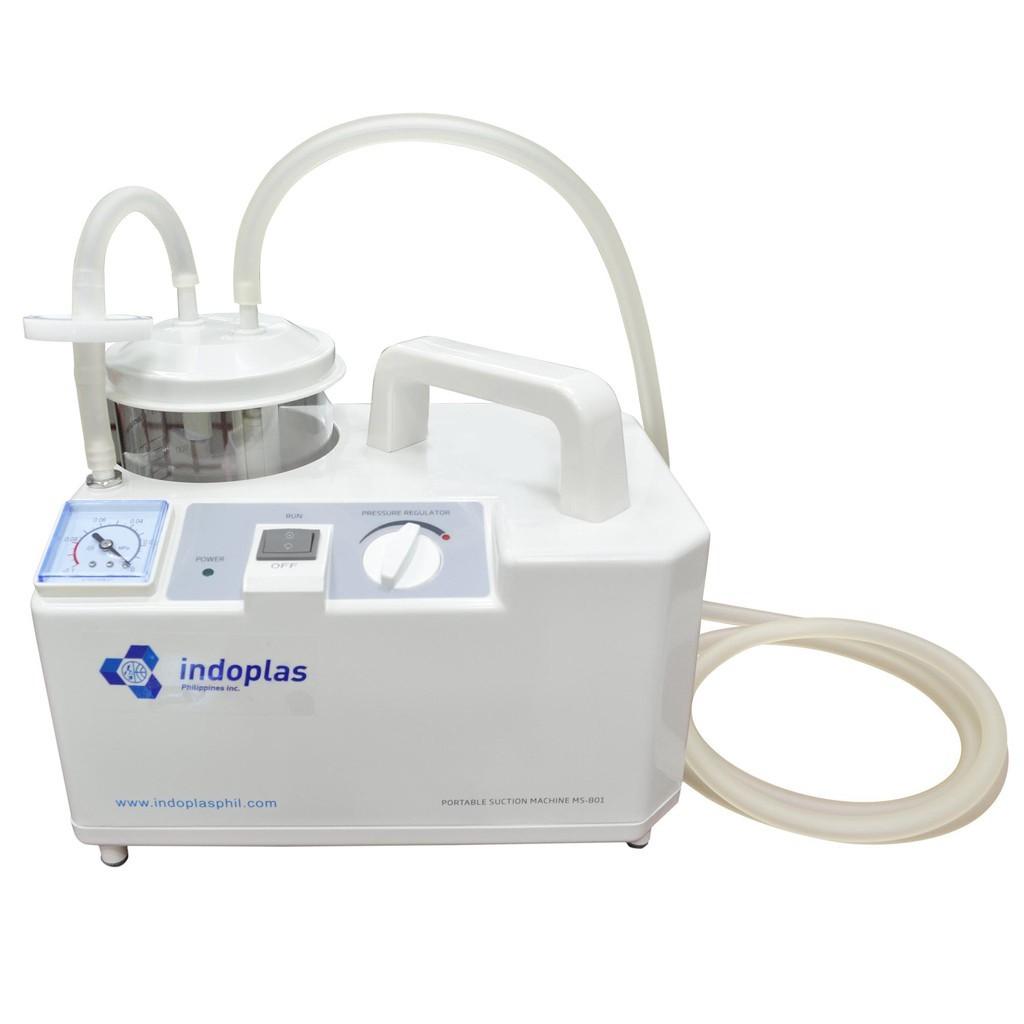 Indoplas Suction Machine (Category: Medical Supplies & Tools) located in Bulacan. Submitted by summerblythescloset (Listing ID 1160279998, Image 1). Description: Indoplas Suction Machine - no issues. Used twice lang. - with free suction catheter na - original price nya ay 4k Portable Phlegm Suction Unit can be used for suctioning sputum and other thick secretions in hospitals, and may also be used for fist aid in the household. The machine adopts