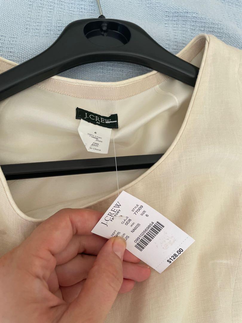 J. Crew new with tag linen dress , Women's Fashion, Dresses ...