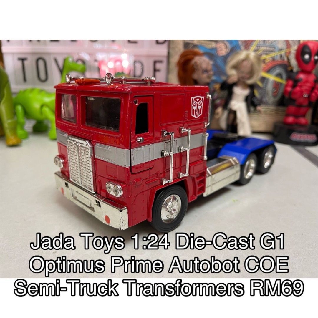 Trucks - JADA TOYS - 99524 - G1 Optimus Prime - Autobot COE Semi