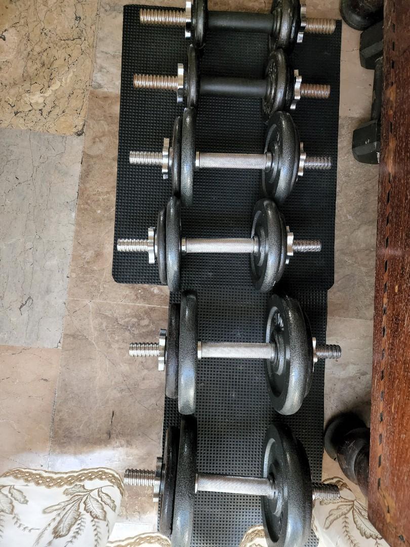 JETstream flat incline decline weight bench with squat bay bench press with sports authority dumbbells plates