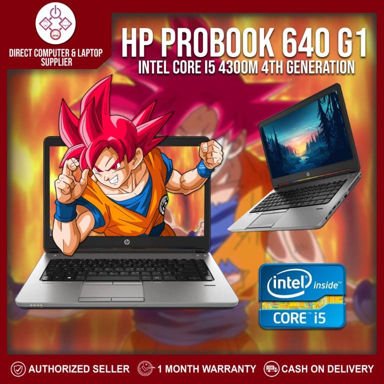 HP ProBook 640 Intel i5-4300M 8GB RAM 500GB HDD 