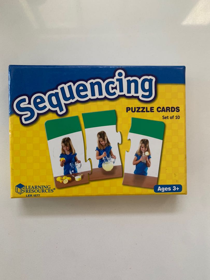 2 x sequencing puzzle card packs , Hobbies & Toys, Toys & Games on