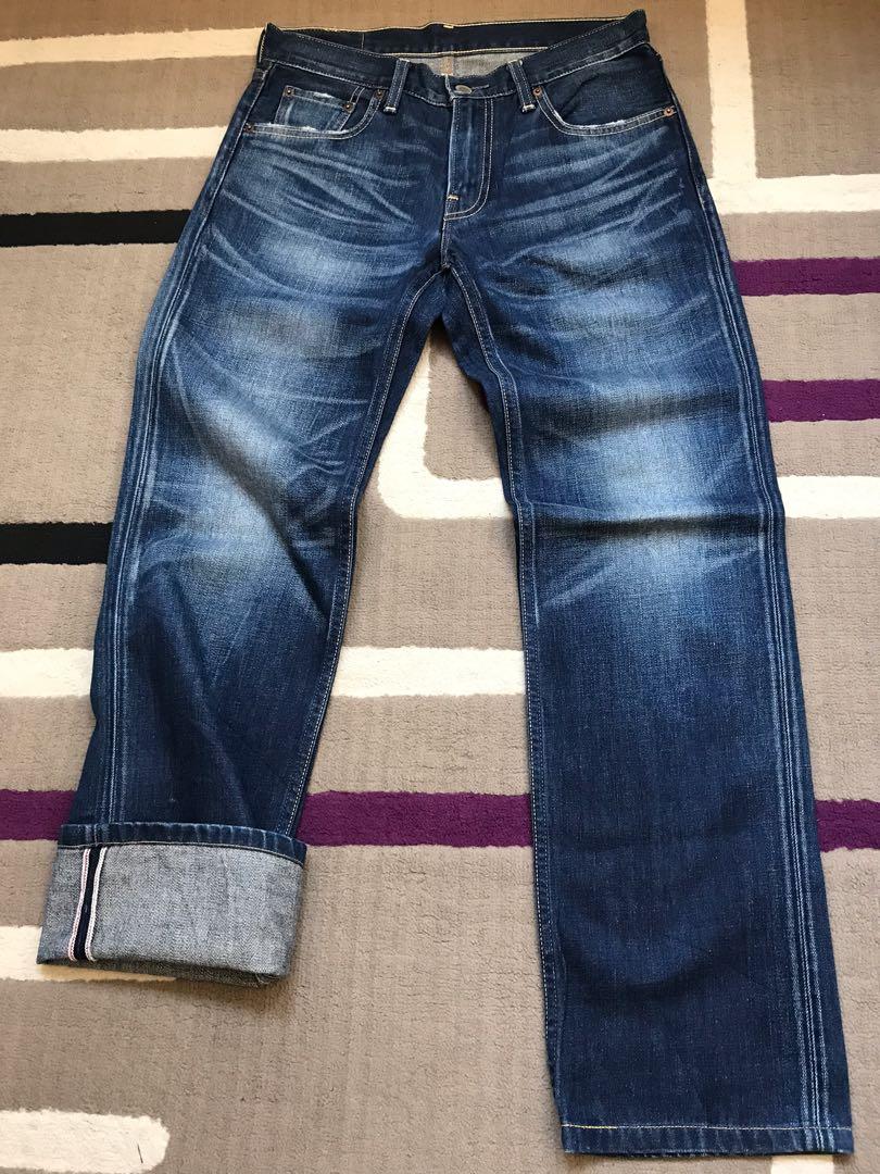 Levis sales 502 selvedge