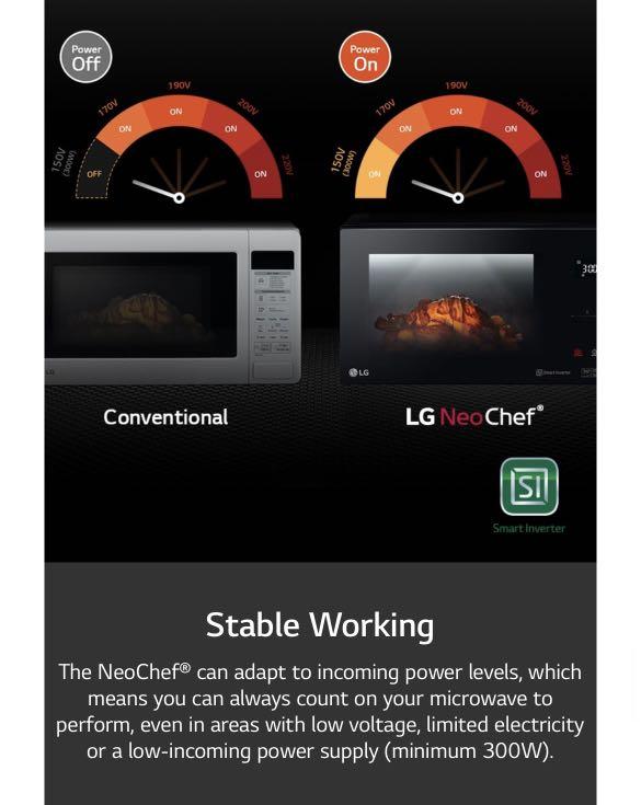 LG Smart Inverter Microwave Oven, 25L, TV & Home Appliances, Kitchen