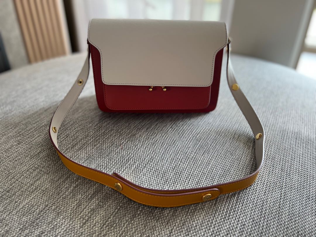 Marni trunk bag red outlet