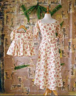 LITTLEANDMISS MOMMY & BABY FLORAL DRESS