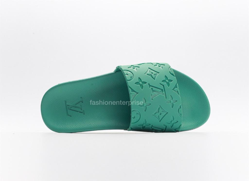 Louis Vuitton Mens Sandals 2023-24FW, Green, 6.0 (Stock Check Required)