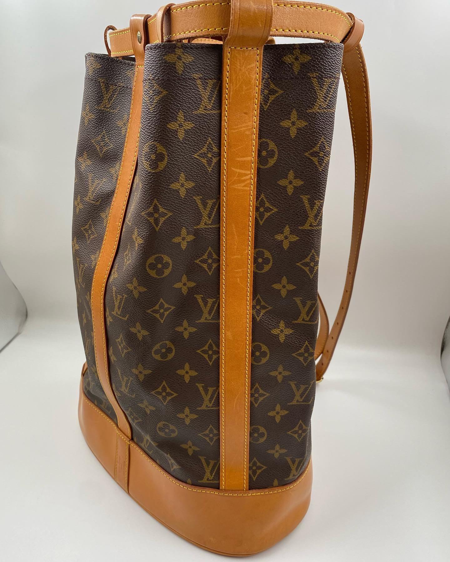 LOUIS VUITTON RANDONNEE GM BACKPACK, Luxury, Bags \u0026 Wallets on Carousell
