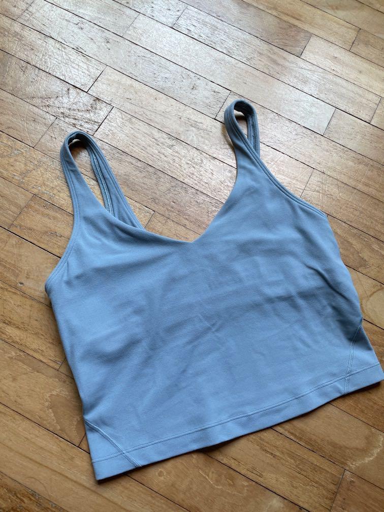 Lululemon Size 4 , Align Tank , Chambray Color, Women's Fashion, Activewear  on Carousell