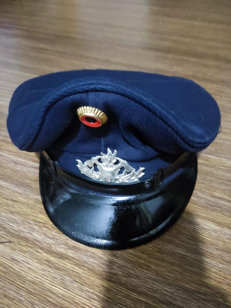 M BISON HAT COSPLAY POLICE KAPITAN SIZE Xl 59, Men's Fashion, Watches