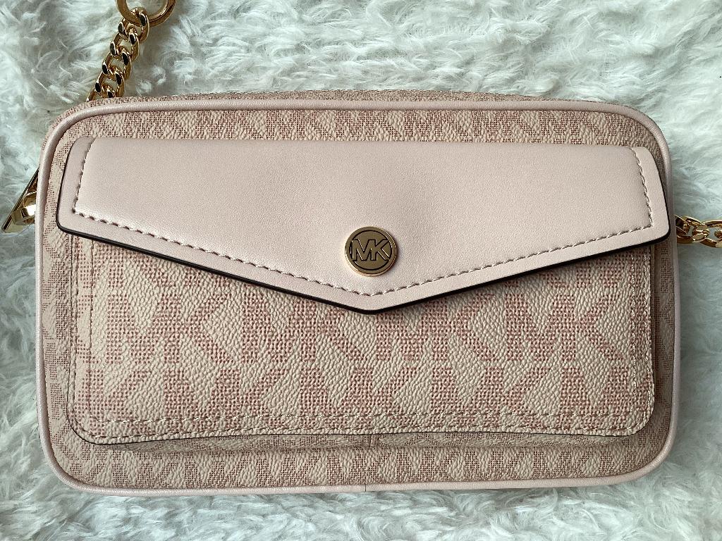 Michael Kors Jet Set Travel Medium Pocket Camera Crossbody Bag