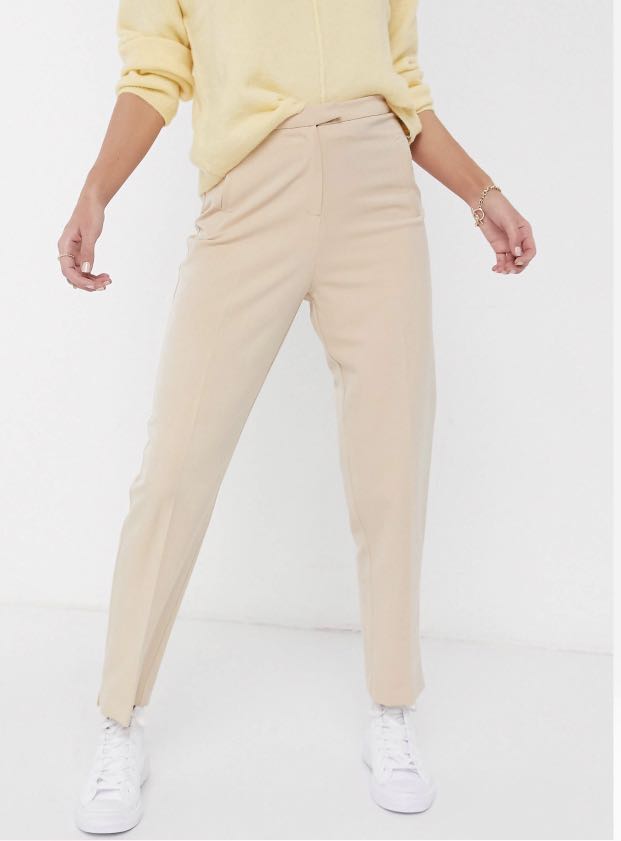 Miss Selfridge Nude / Camel Trouser 