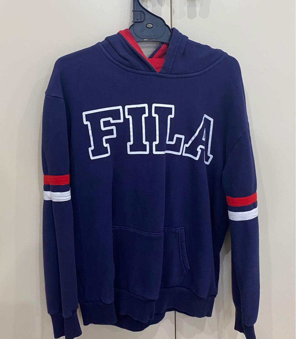 Navy Blue FILA Jumper Hoodie, Babies 