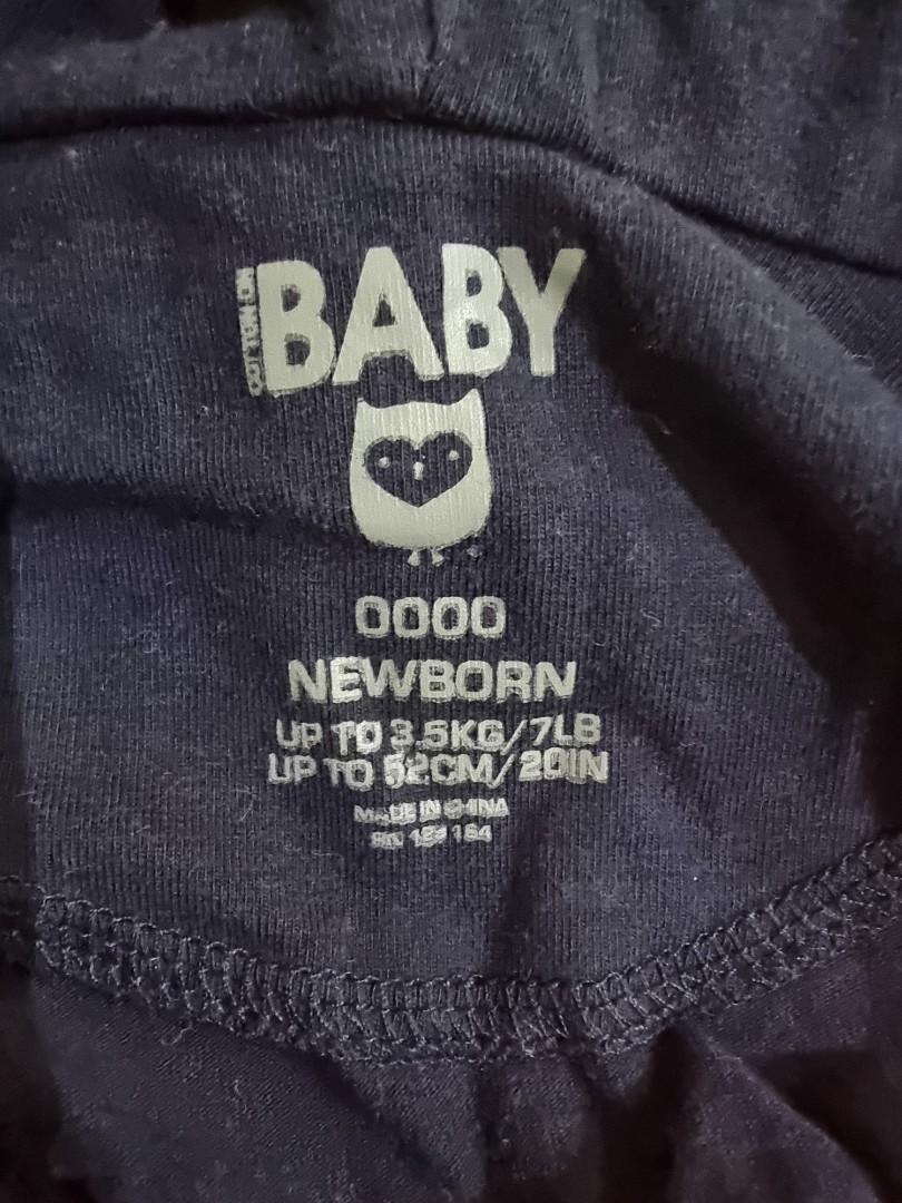 Newborn Hoodie/Jacket/Sweater (Category: Babies & Kids Fashion) located in Makati City. Submitted by inxs08 (Listing ID 1160203150, Image 2). Description: No damages or marks and with cute ears on the hoodie. Barely used. Fabric is not too thin. Can fit up to 3.5 kgs or 7lbs..