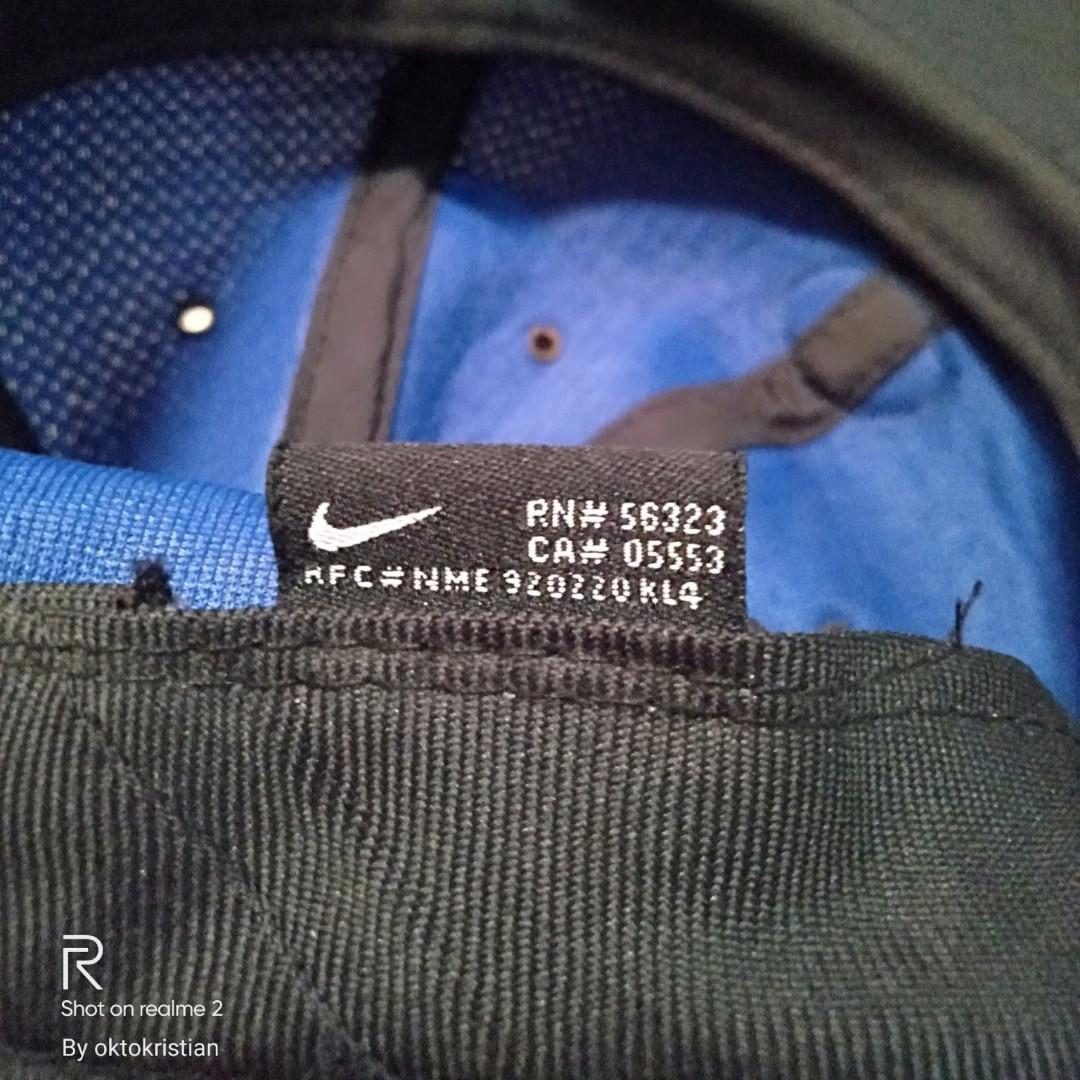NIKE Air Visor Strap Leather Vtg Cap 