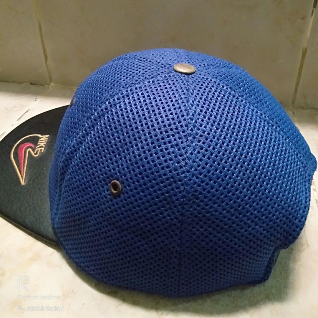 NIKE Air Visor Strap Leather Vtg Cap 