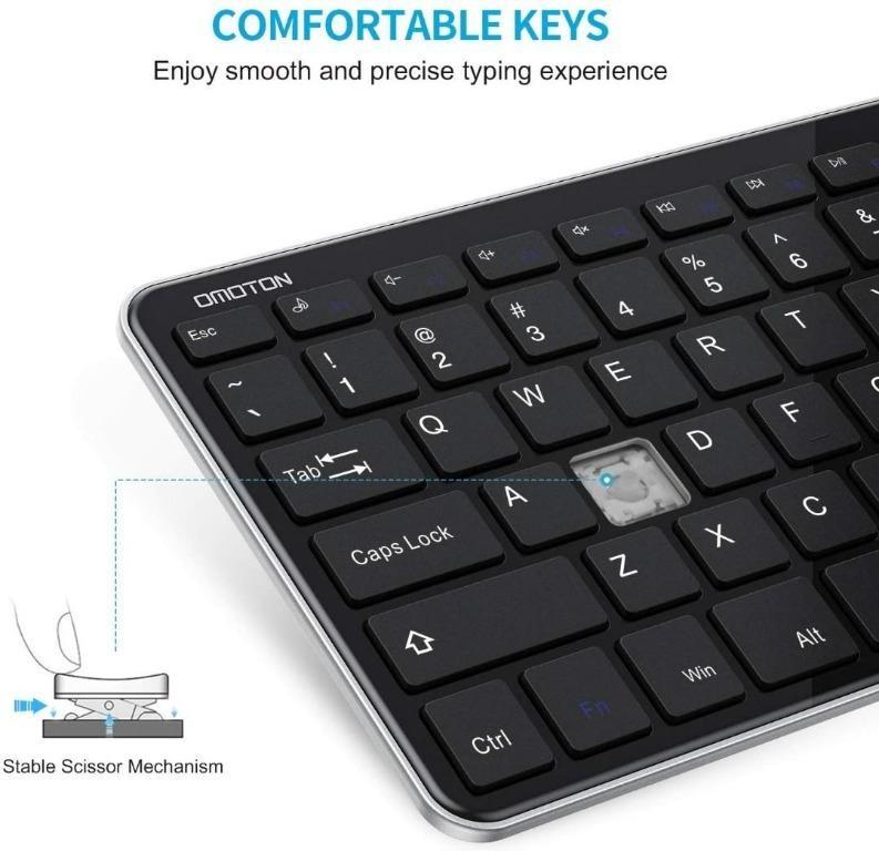 OMOTON WIRELESS KEYBOARD WK002, Computers & Tech, Parts & Accessories