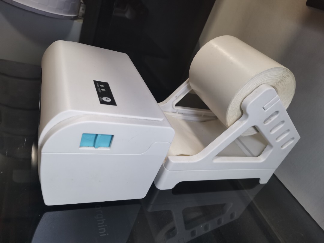 POS 9200 L Waybill Barcode Label Printer A6, Tray, and Thermal Paper