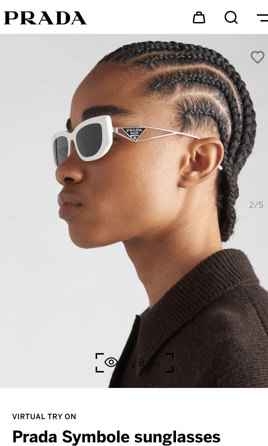 Prada Symbole Sunglasses, Men's Fashion, Watches & Accessories, Sunglasses  & Eyewear on Carousell