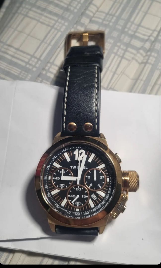 PRE LOVED TW STEEL CEO Canteen 45 MM Chronograph Men s watch Men s Fashion Watches Accessories Watches on Carousell