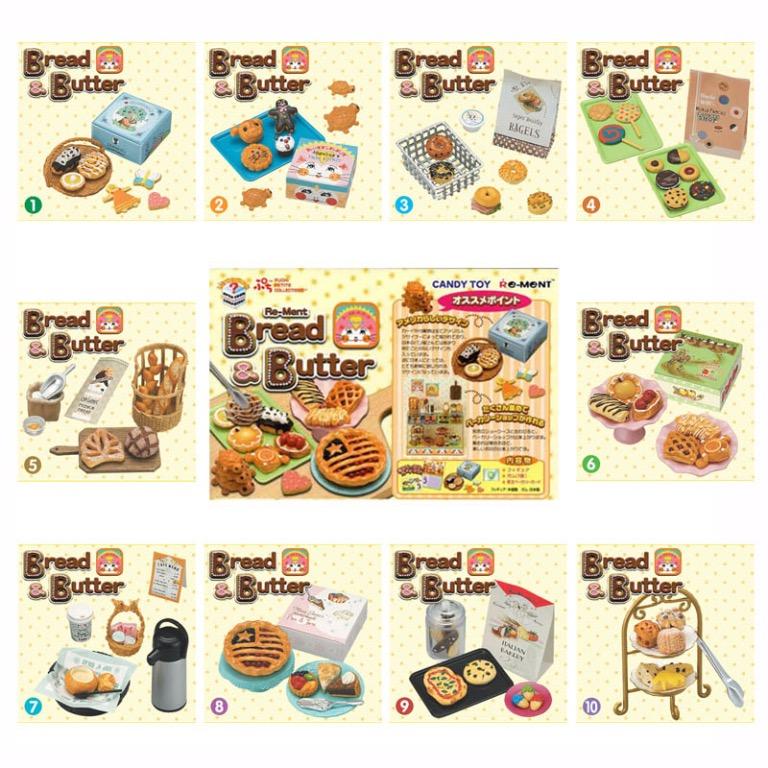 Re-Ment Bread & Butter 10ボックスセット Re-Ment Bread & Butter 10