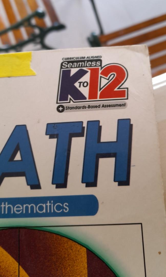 REX E-Math Workbook for Grade 9 (Category: Textbooks) located in Tanauan. Submitted by sethcohen021 (Listing ID 1160128796, Image 3). Description: • has no writing on the inside except my name on the front page • no torn apart pages.