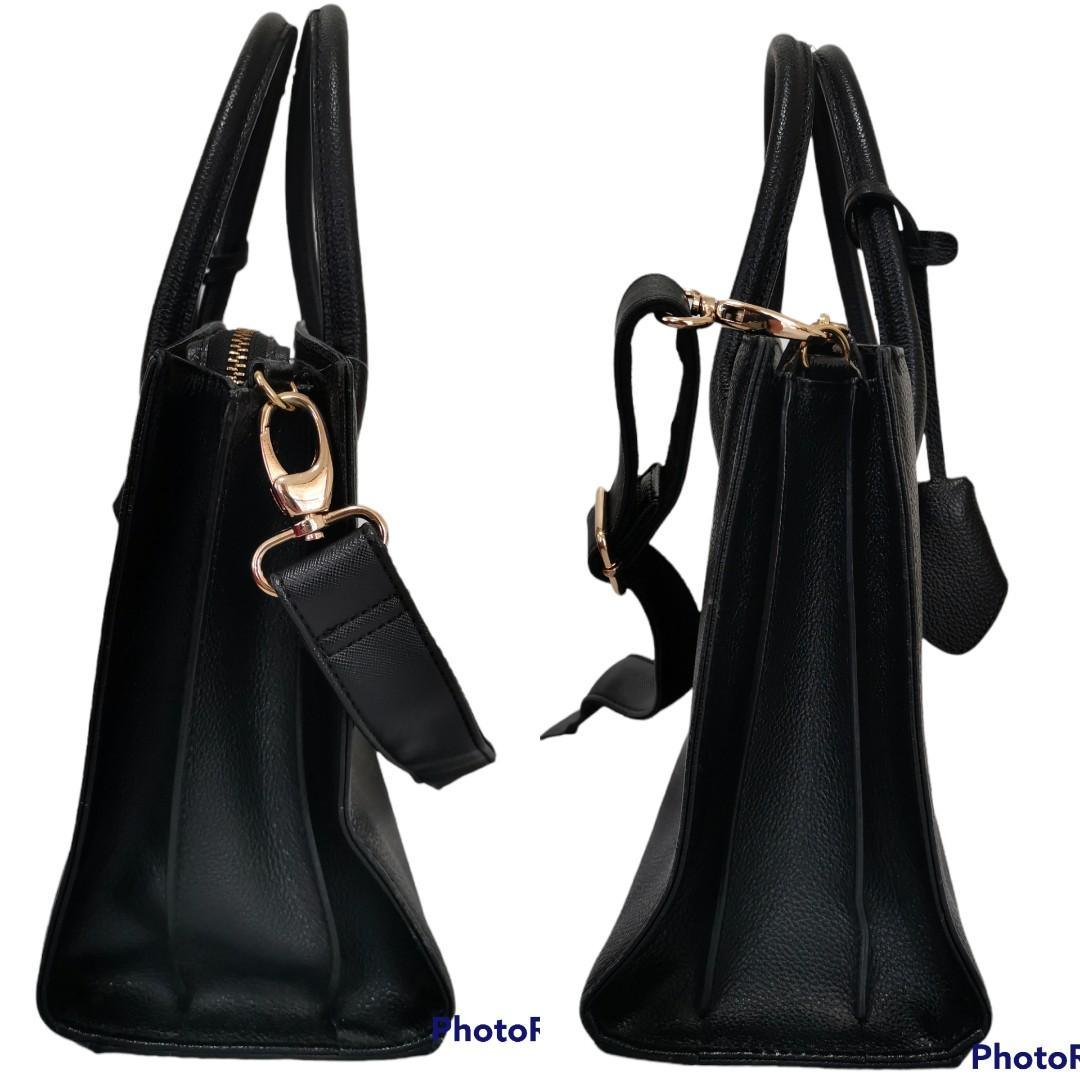 SAMANTHA THAVASA 2 WAY STRUCTURED LEATHER BAG (REPLACED SLING) (Category: Luxury Bags & Wallets) located in Cavite. Submitted by appliquetrends (Listing ID 1160137337, Image 3). Description: AUTHENTIC SAMANTHA THAVASA 2 WAY STRUCTURED LEATHER BAG (REPLACED SLING STRAP) ° Made in Korea ❤️ Php 1,900 ❤️ You are viewing an authentic PREOWNED item, thus expect signs of usage. Item is priced based on its physical condition. Kindly manage your expectati
