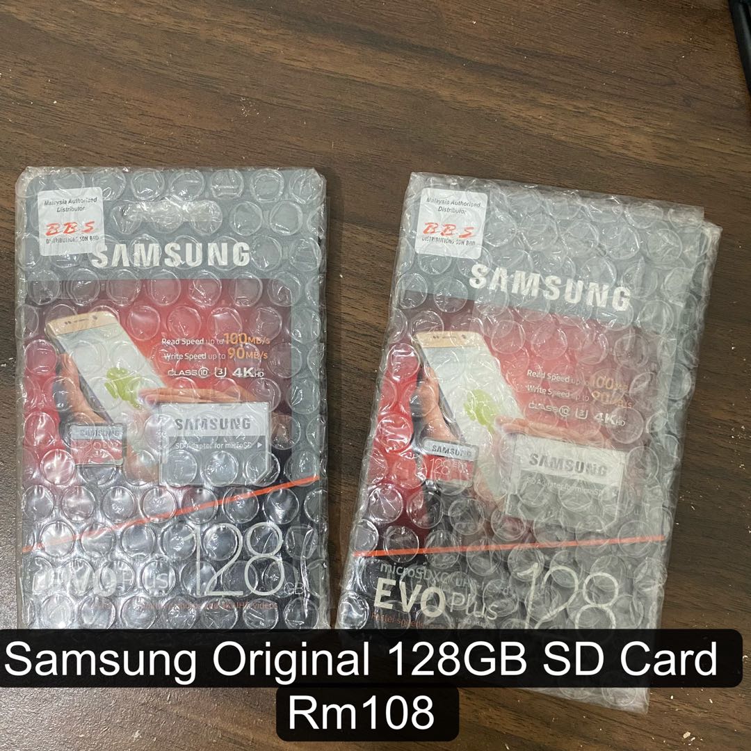 🆕🆕Samsung Original 128GB SD card (Ready stock Bintulu), Mobile Phones ...