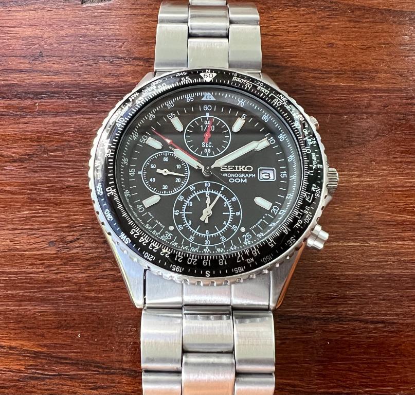 Seiko 40mm new arrivals chronograph