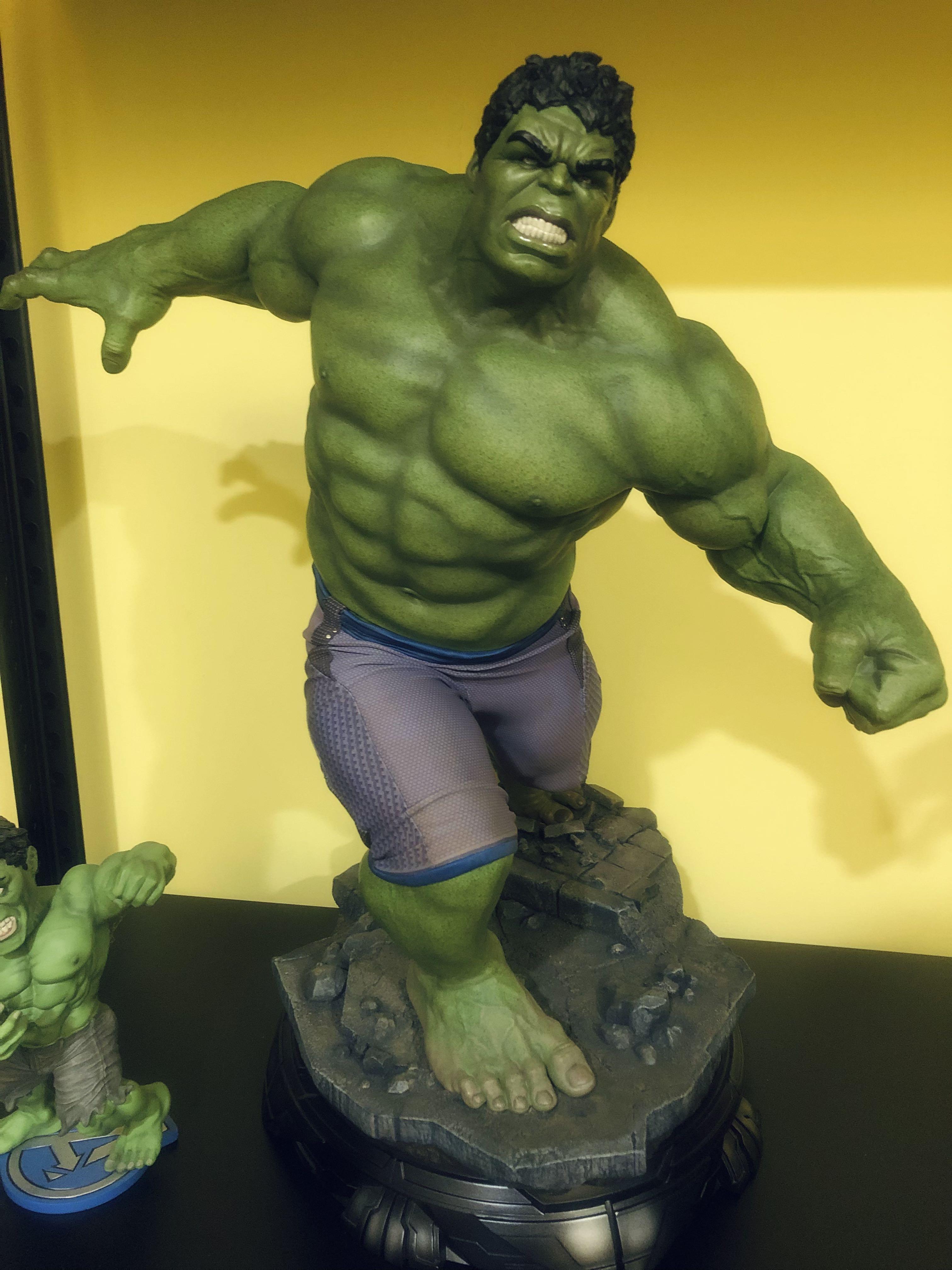 Statue Sideshow Hulk Avengers Maquette 1/4 Scale, Occasion, Emballage Ouvert