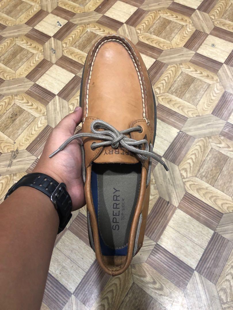Sperry Leeward 2 Eye Sahara Boat Shoe 11 US M Men s Fashion Footwear Dress Shoes on Carousell