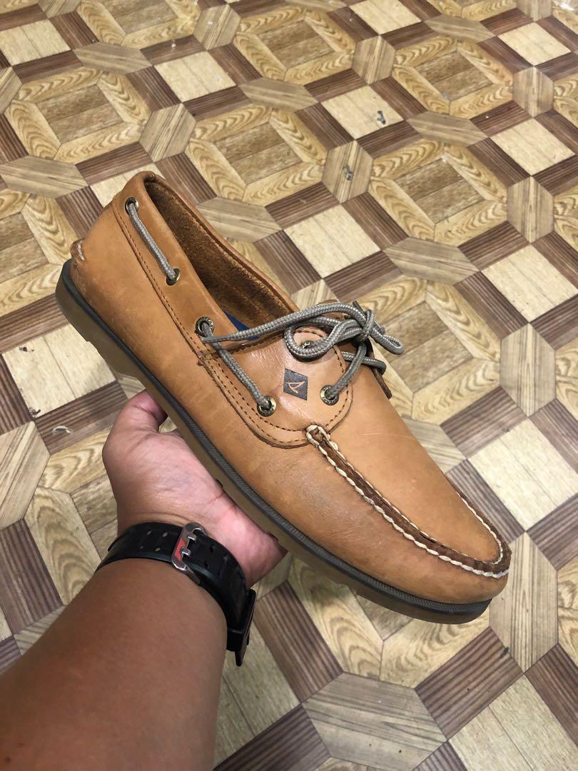 Sperry Leeward 2 Eye Sahara Boat Shoe 11 US M Men s Fashion