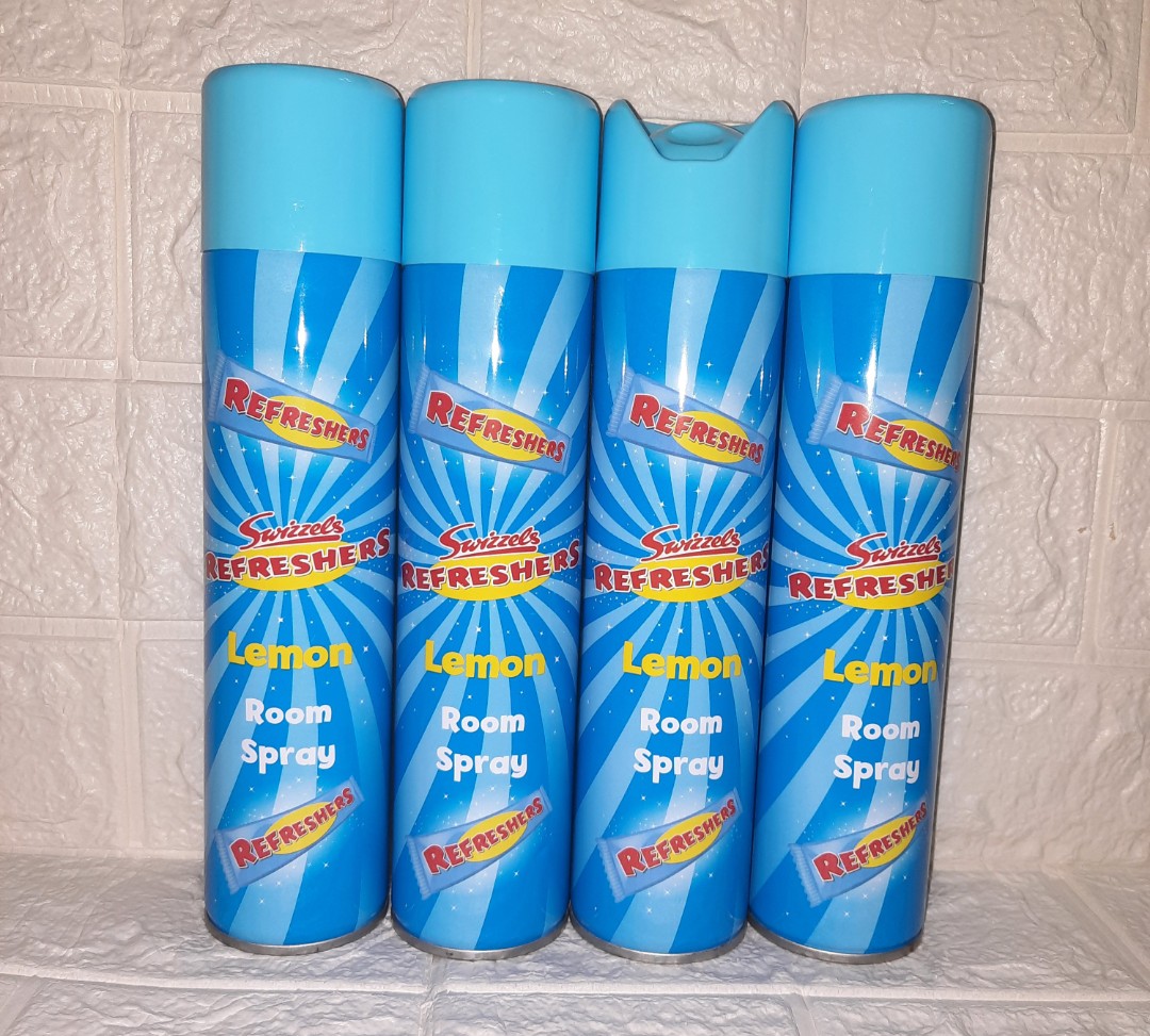 Swizzels Refreshers Lemon Room Spray 300ml (Made in UK), Furniture
