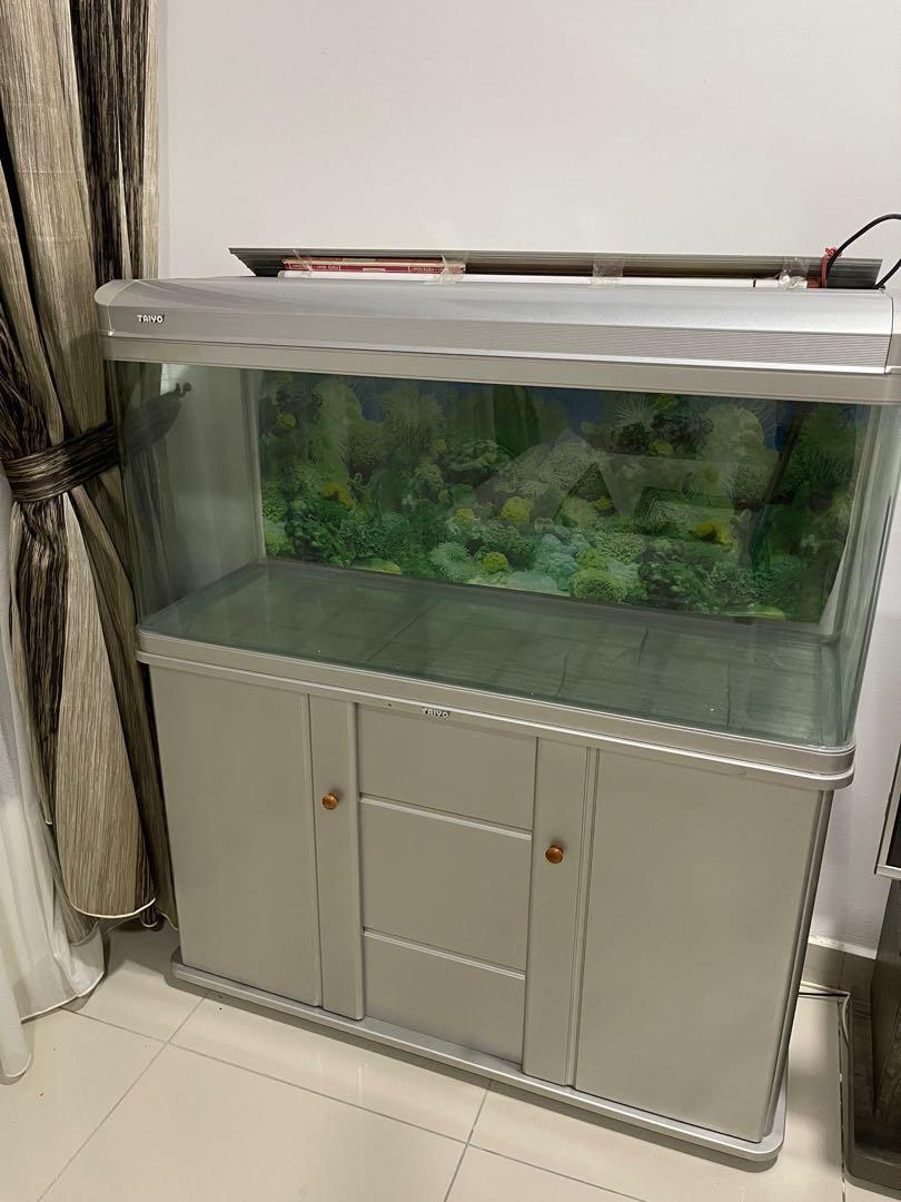TAIYO BRAND AQUARIUM CABINET FISH TANK 120CM X W 40CM X H 50CM
