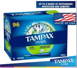 Tampax Pearl Super 96 count Super Absorbency Unscented Tampons