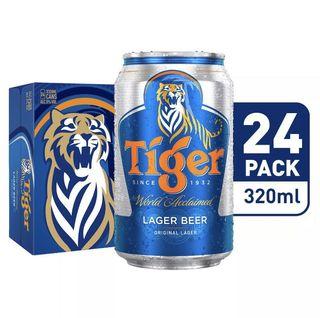 Tiger Lager Beer Can