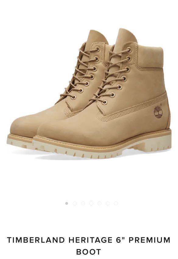 Timberland Boots Beige Women s Fashion Footwear Boots on Carousell