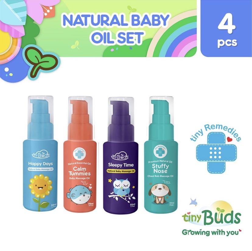 Tiny Buds Natural Baby Oils Gift Set