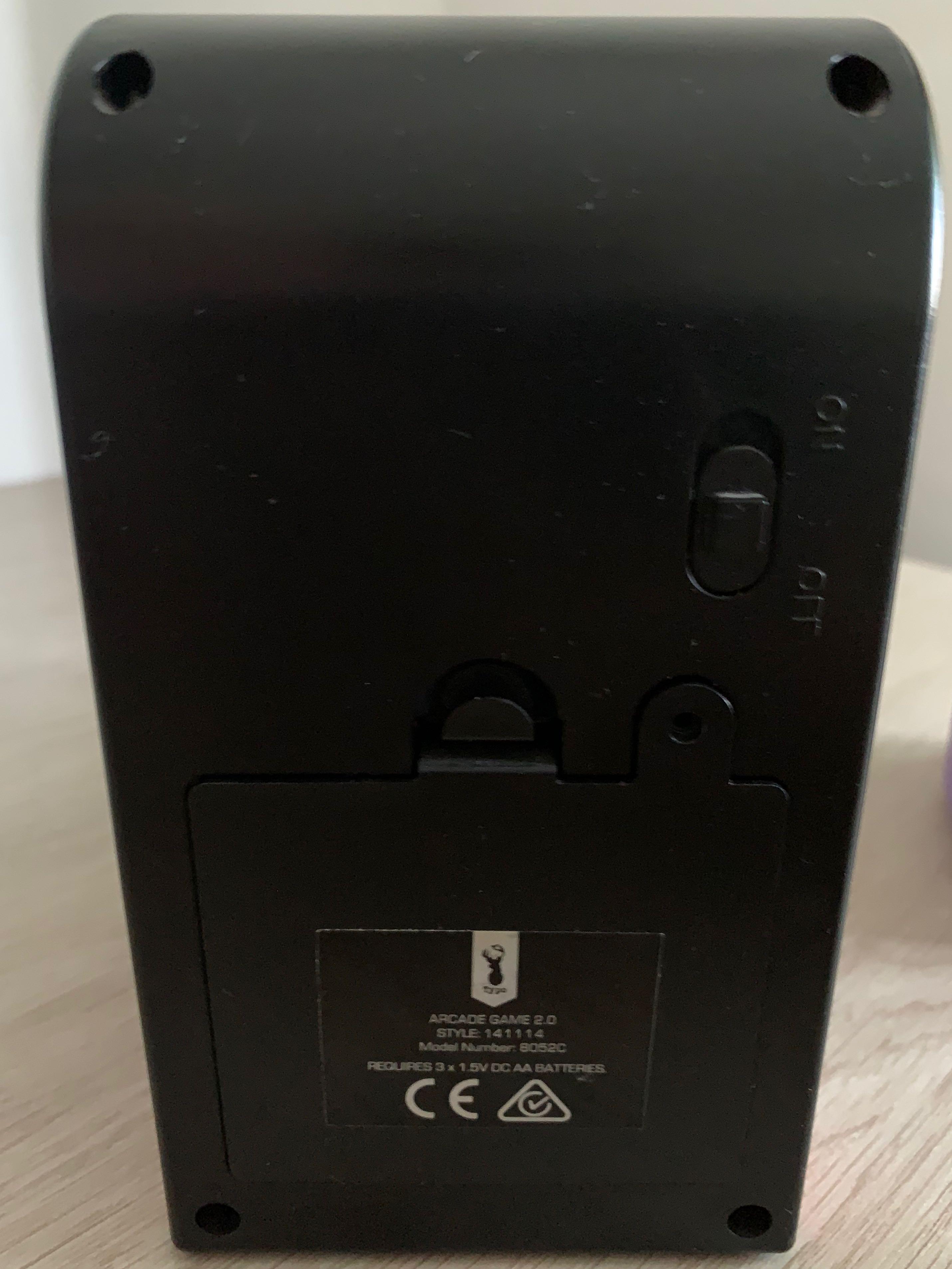 Typo mini arcade game 2.0 (Category: Interactive Toys) located in Quezon City. Submitted by _anna11 (Listing ID 1160199400, Image 3). Description: 🕹TYPO MINI ARCADE GAME 2.0 - in okay condition but lost the packaging box - has stains on the sides - has various games (sports, puzzles, arcade, action) to play on - requires 3 double A batteries (already inside) - can be displayed as decor .