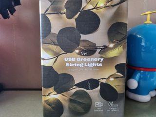 Typo USB greenery string lights