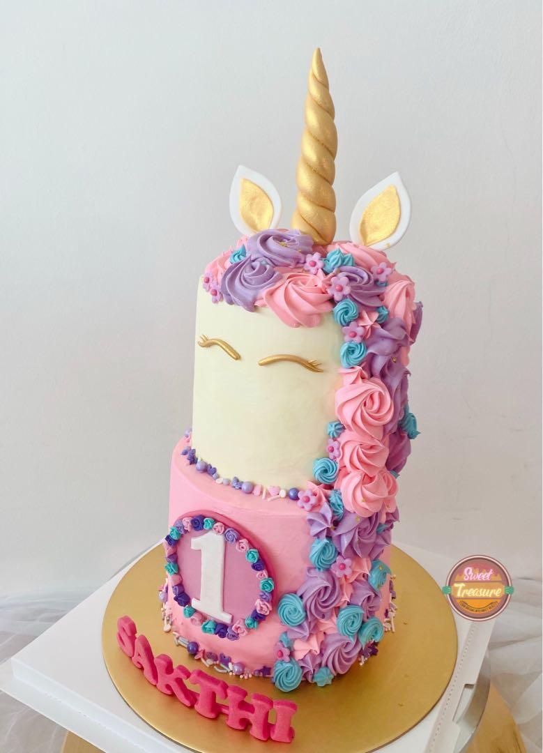 Two tier unicorn cake with wings and eyes open....vanilla cake with  buttercream!! | Unicorn cake, Custom cakes, Cake