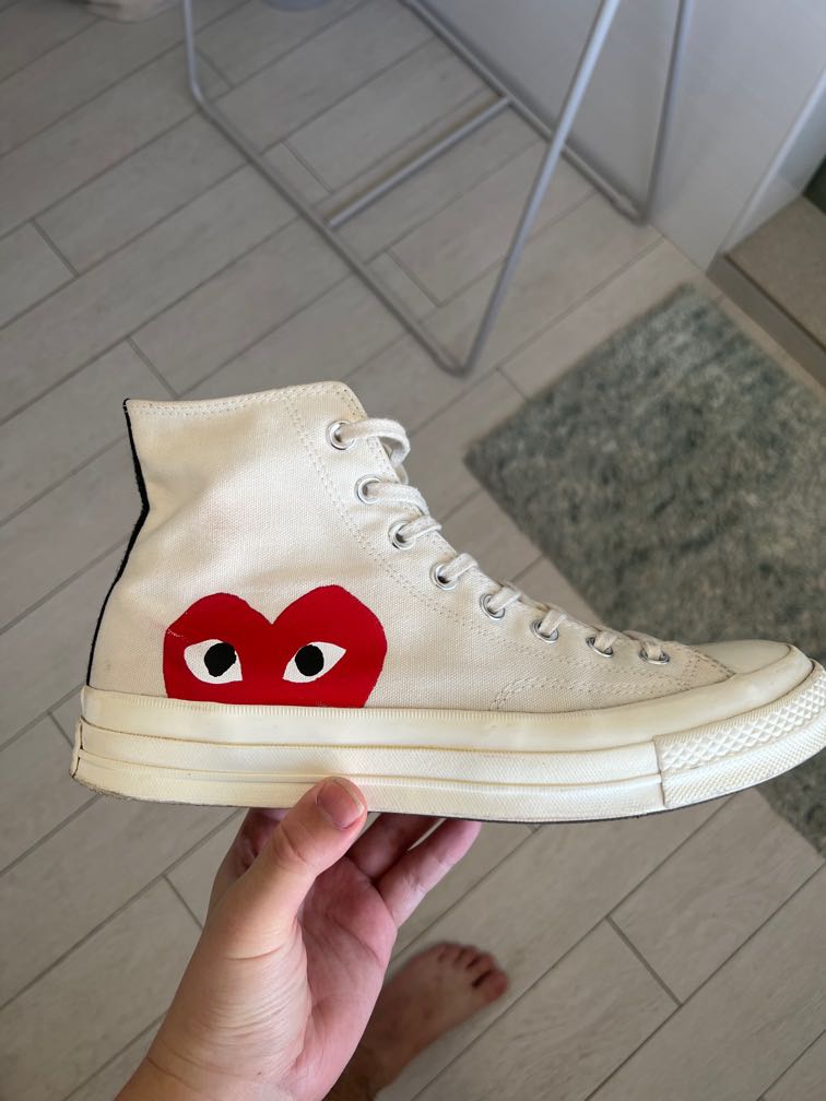 Cdg converse white discount