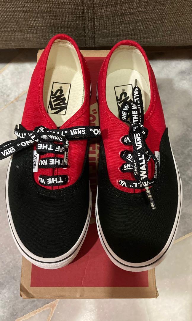 Vans kids Logo Pop Black white Red