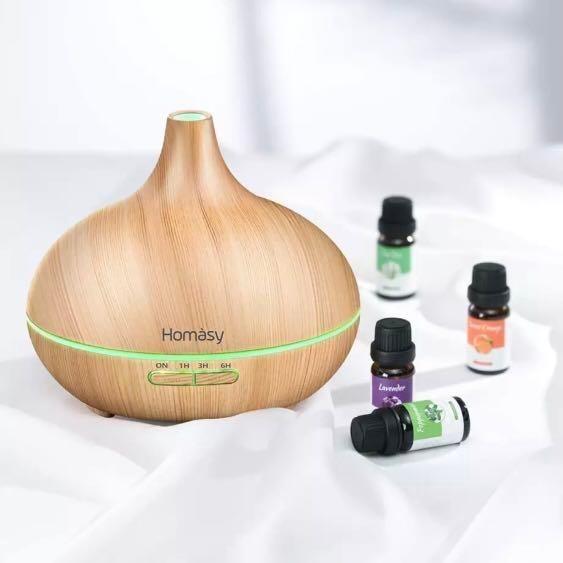 VicTsing by Homasy 500ML Essential Oil Diffuser, Aromatherapy Diffuser