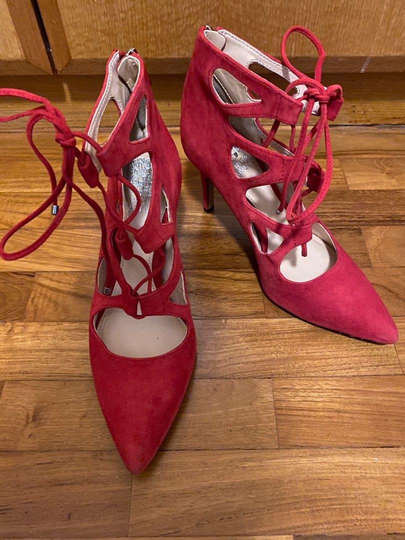 Vince camuto suede heels top