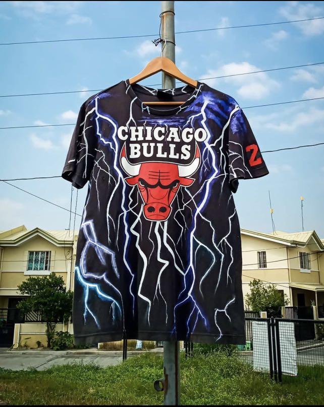 Chicago bulls lightning shirt online