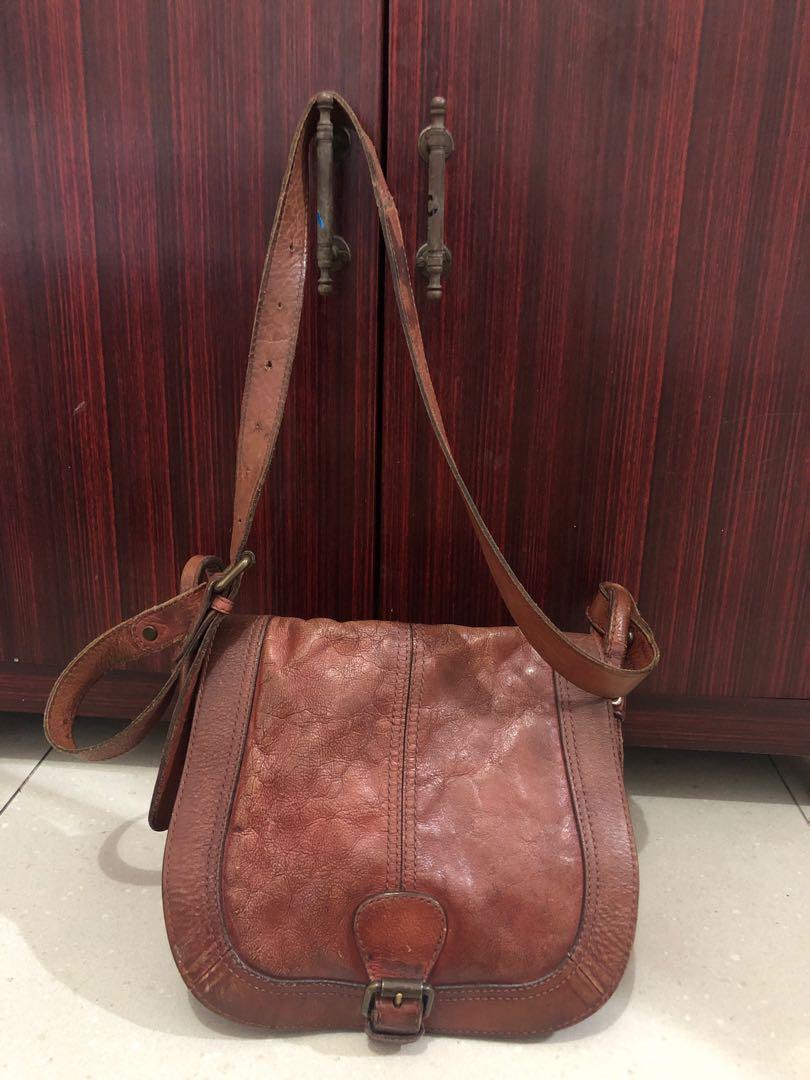 Vintage Fossil Bag (RARE ITEM), Fesyen 