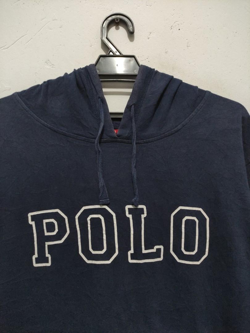 Polo top spellout hoodie